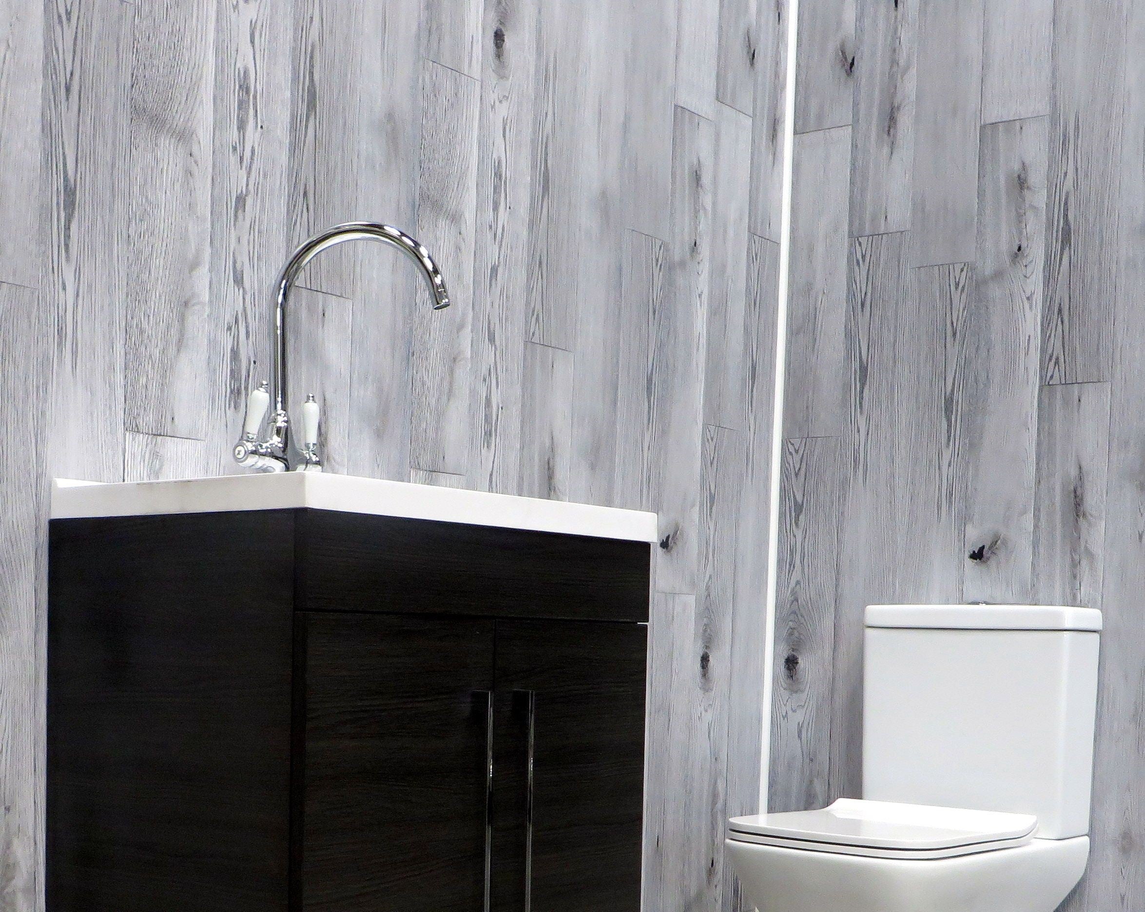 Distressed Grey Oak Wet Wall Panels