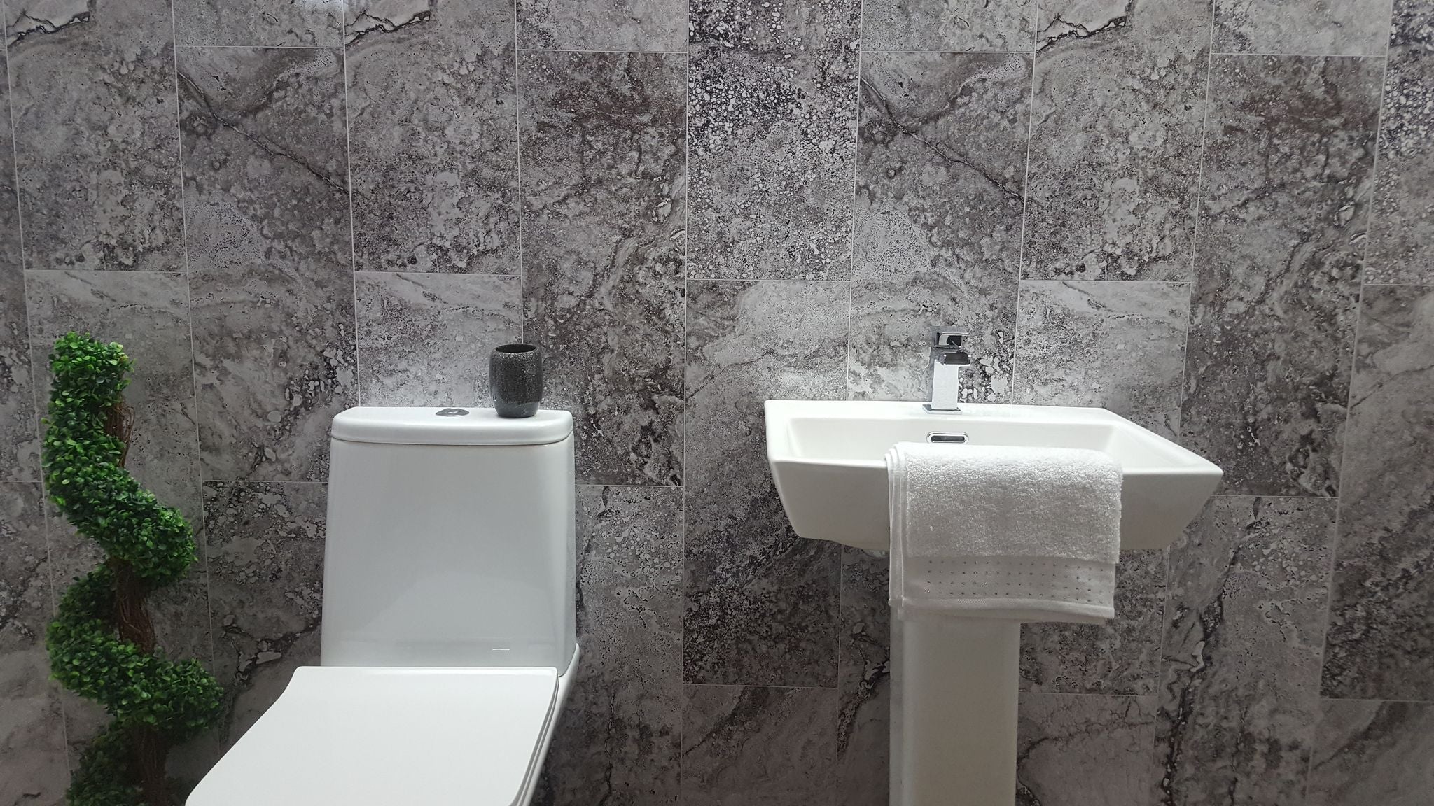 The Florence Marble Wall Panel will turn any dull wall into a piece of art with easy installation this will take you no time!