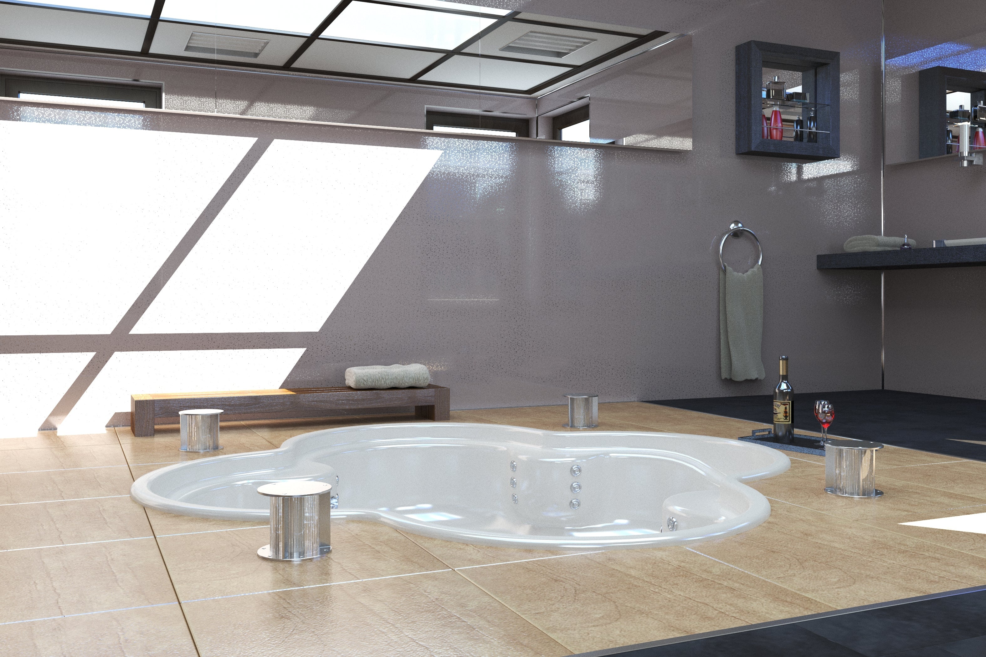 A gloss white PVC panel with hundreds of dazzling sparkles, this panel is perfect for any room such as bathrooms, utilities.