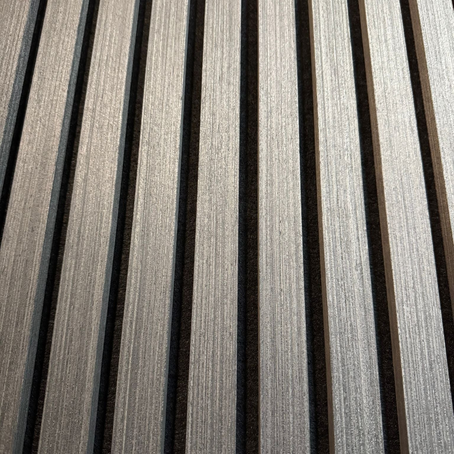 Premier Acoustic Slat Wall Panel Charcoal