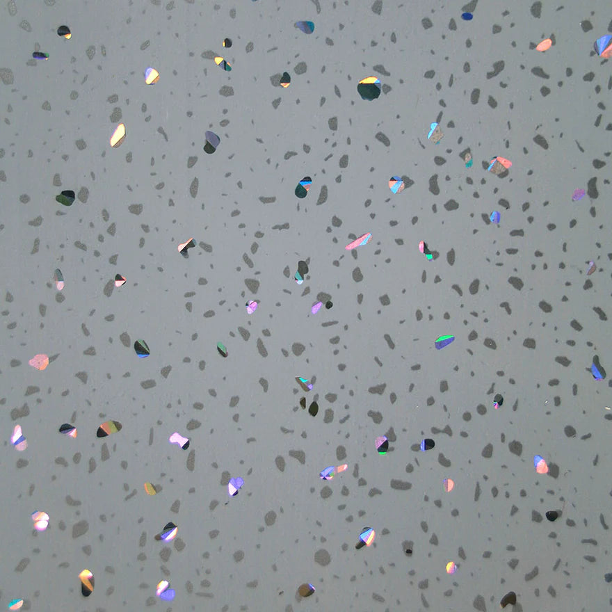 10 x Grey Sparkle PVC Bathroom Cladding Panels