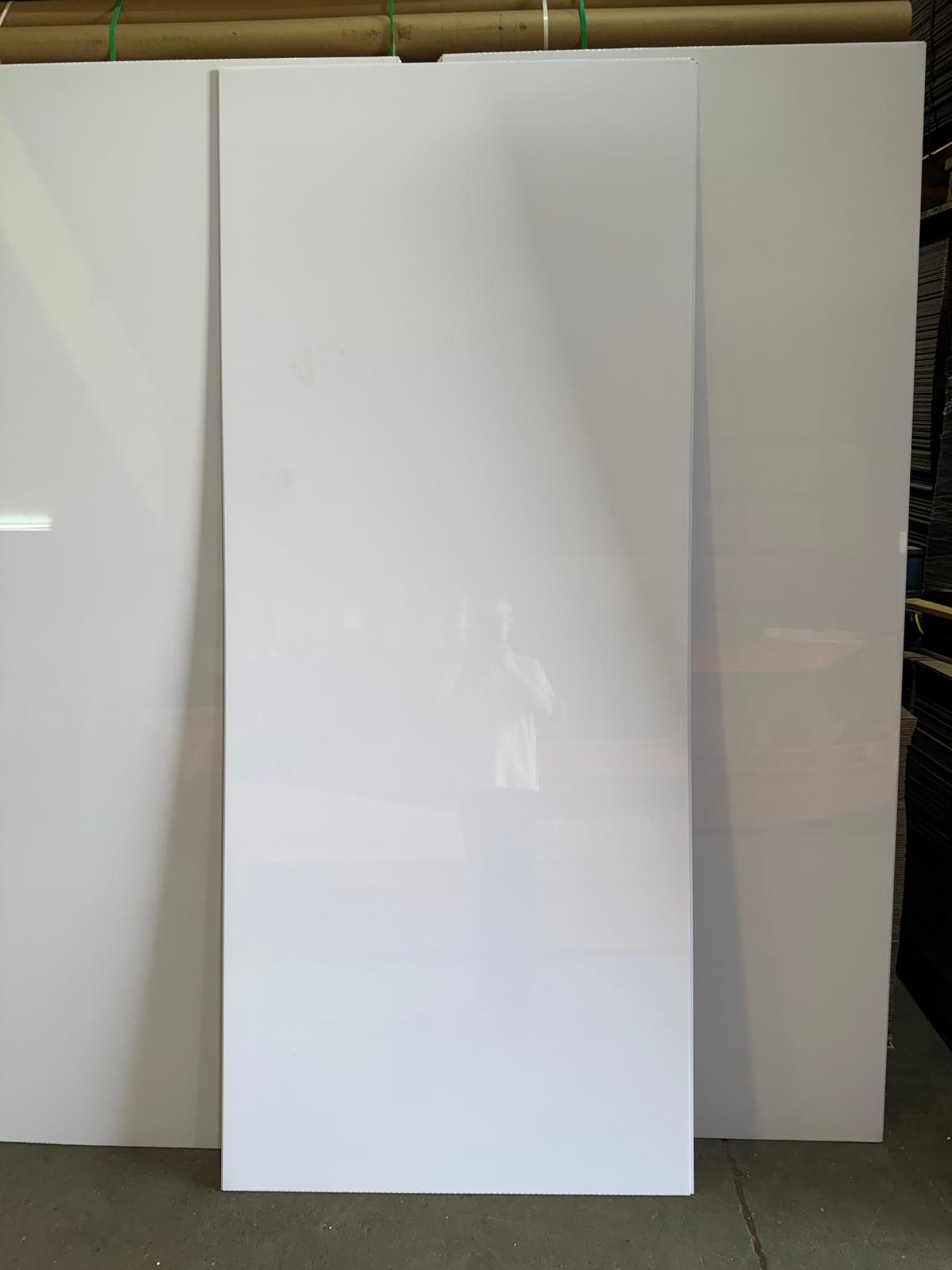 Gloss White 10mm PVC Panels Minor Damage