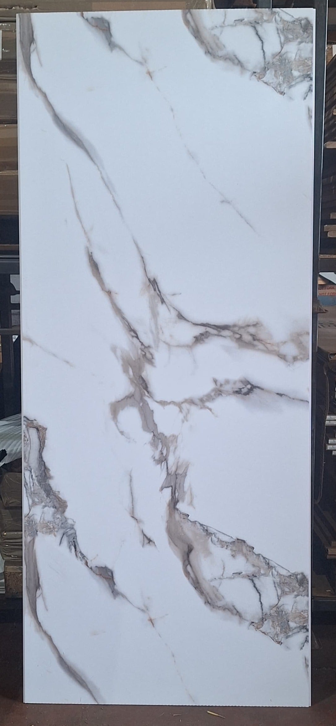 Calcatta White Marble 10mm PVC panel