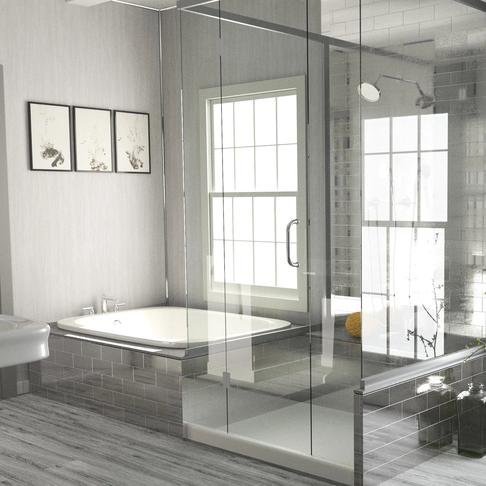 White Ash 5mm Bathroom Wall Panels Ceiling Cladding