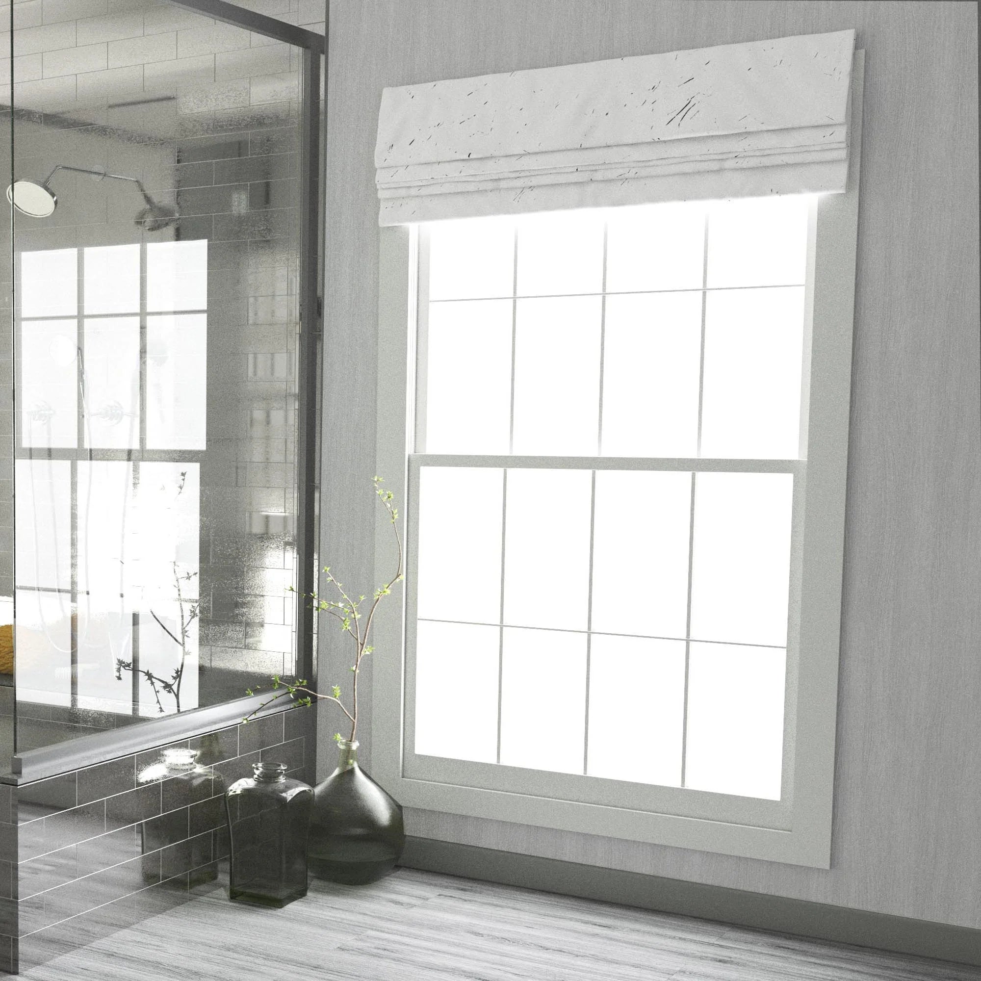 Sample of White Ash 5mm Bathroom Wall Panels Ceiling Cladding