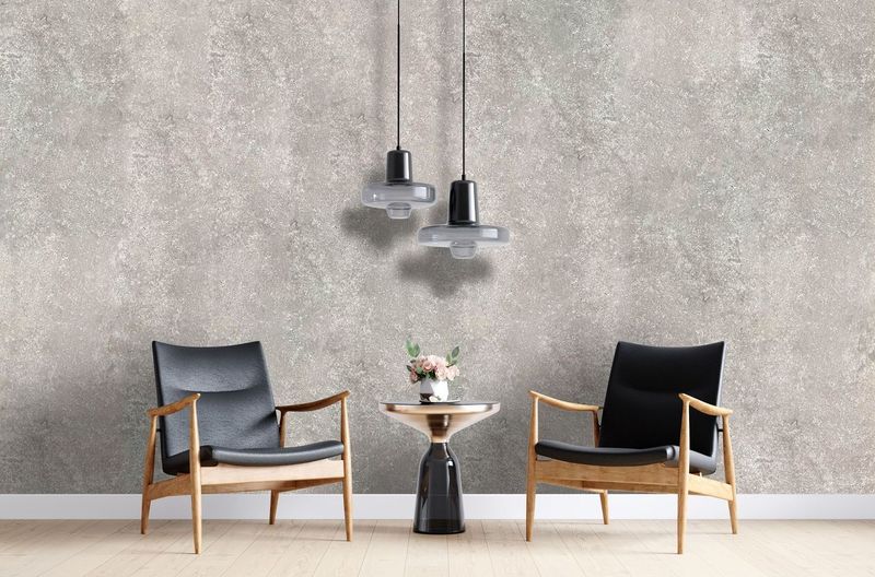 Sample of Concrete Grey 10mm Bathroom Cladding PVC Shower Panels