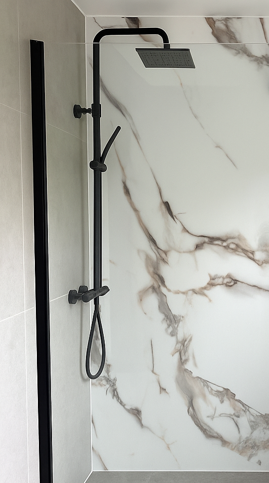 Calcatta White Marble 10mm PVC panel