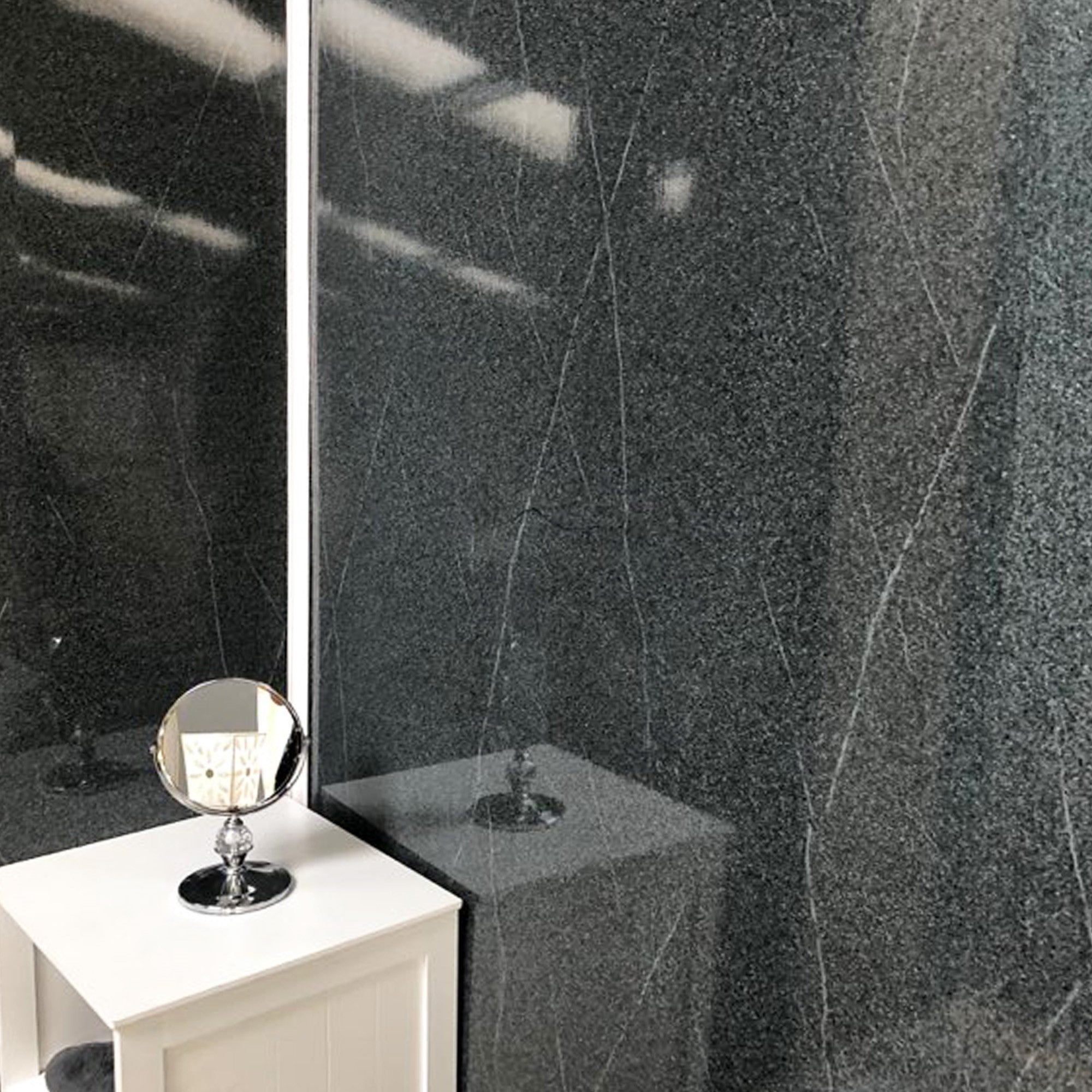 Grey Granite 10mm Bathroom Cladding Shower Wall Panels