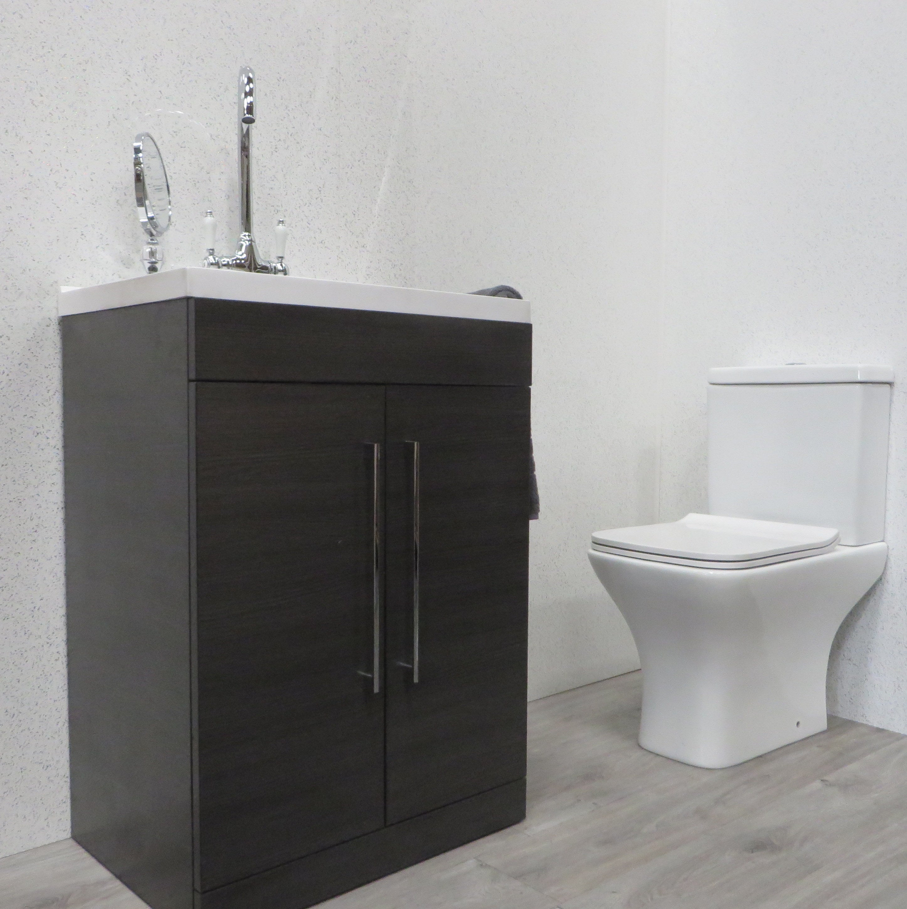 White Sparkle 10mm Bathroom Cladding Shower Wall Panels