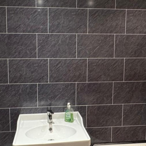 Create a Tile Effect look in your home with the use of Cladding Worlds PVC Wall Panels at a low cost and low maintenance.