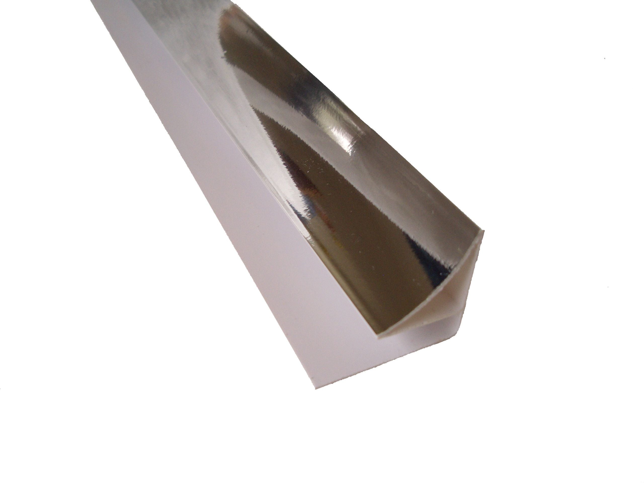 Cladding Worlds range of chrome trims offer the perfect finish to complete the look of the panel in any room. 