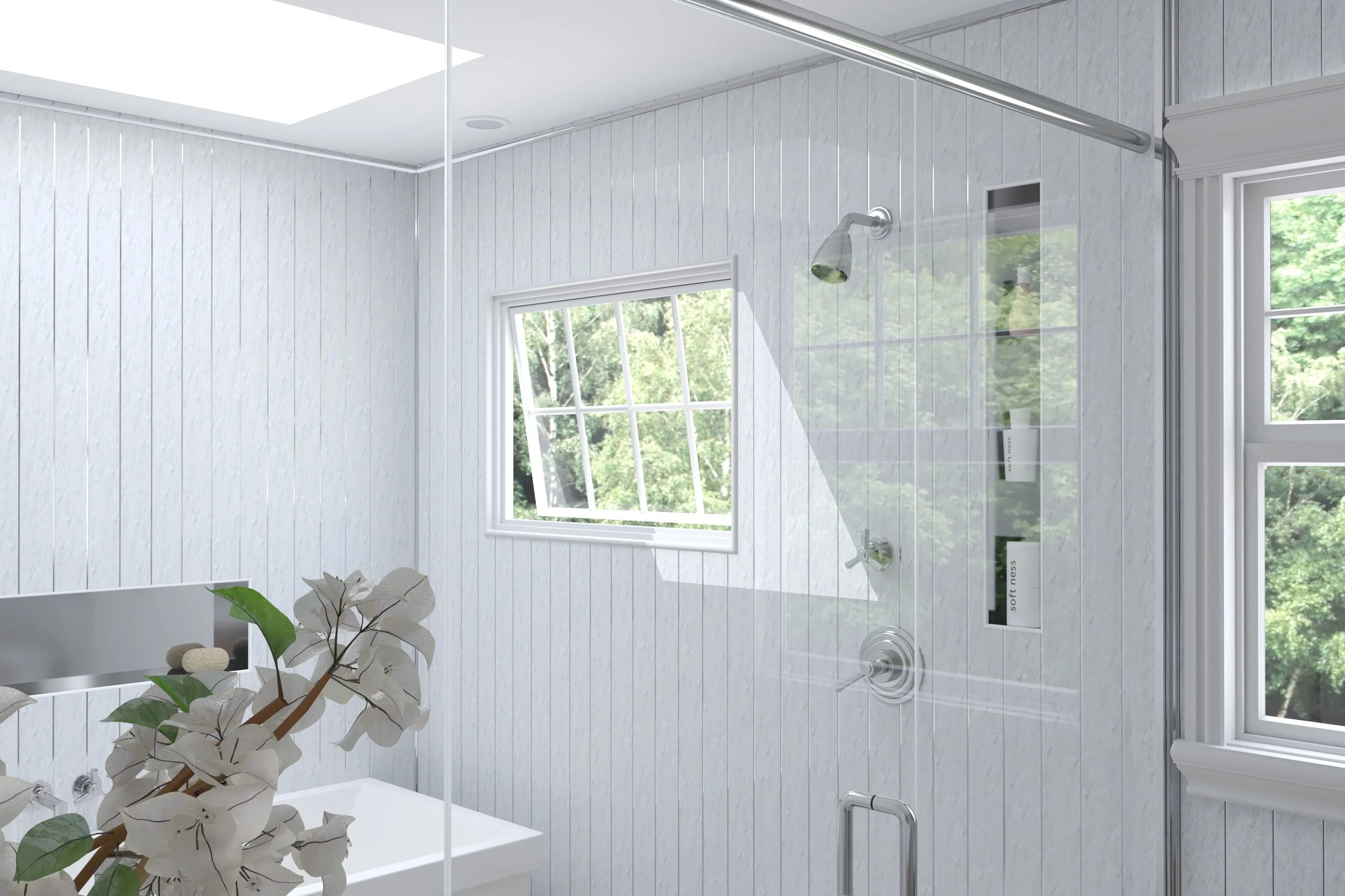 Our beautiful and elegant Wall & Shower Panels come in a range of 5mm, 8mm and 10mm thickness. Waterproof and low maintenance.