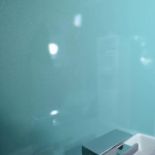 Sample of Blue Shimmer 10mm Bathroom Cladding Shower Wall Panels