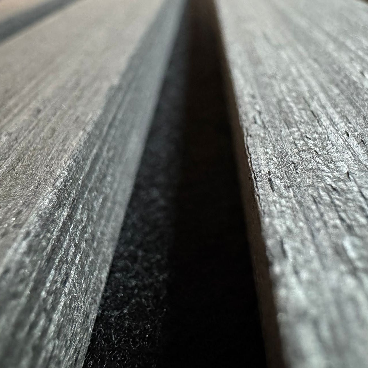 Premier Acoustic Slat Wall Panel Charcoal