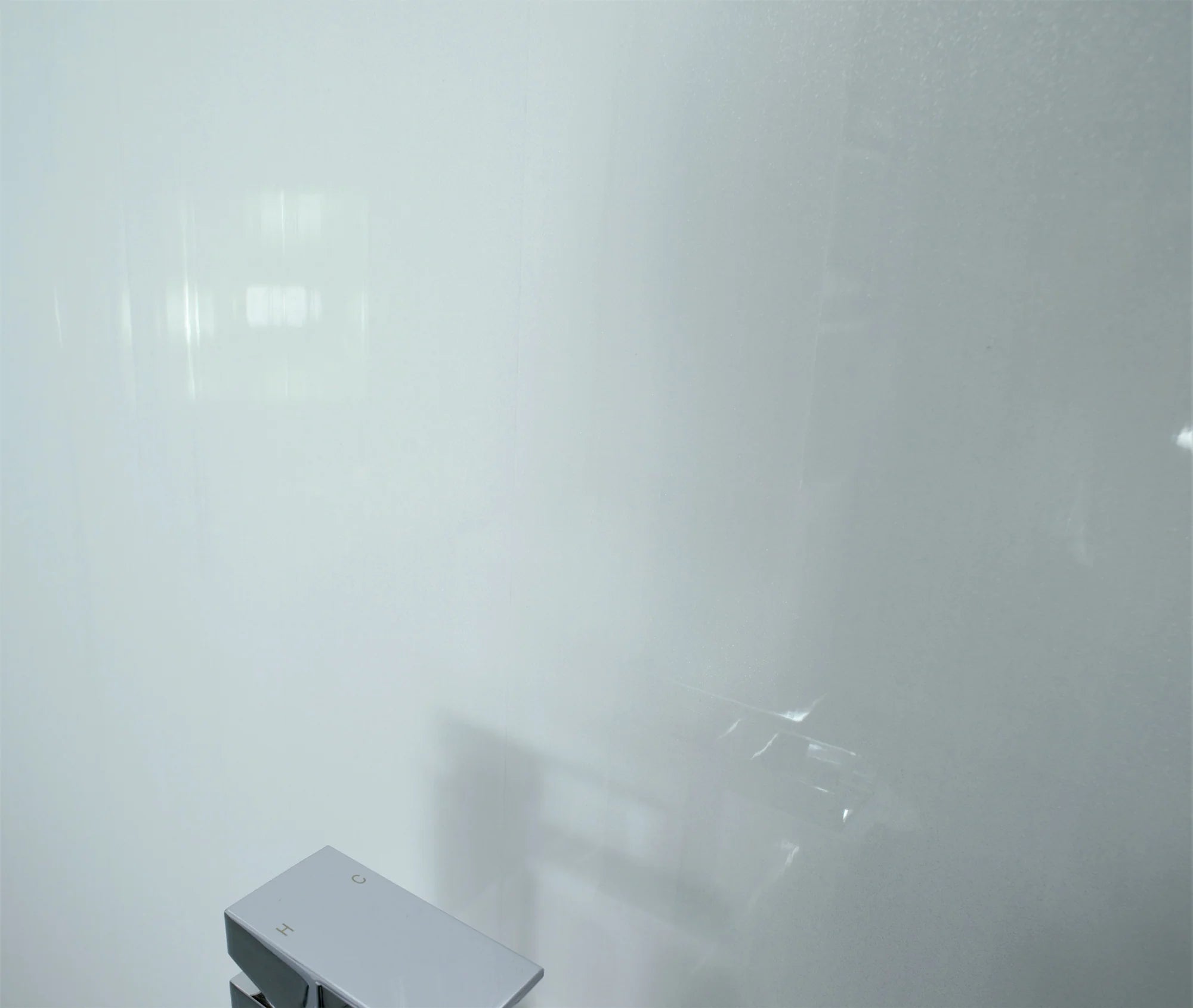 Gloss White 10mm Bathroom Cladding PVC Shower Panels