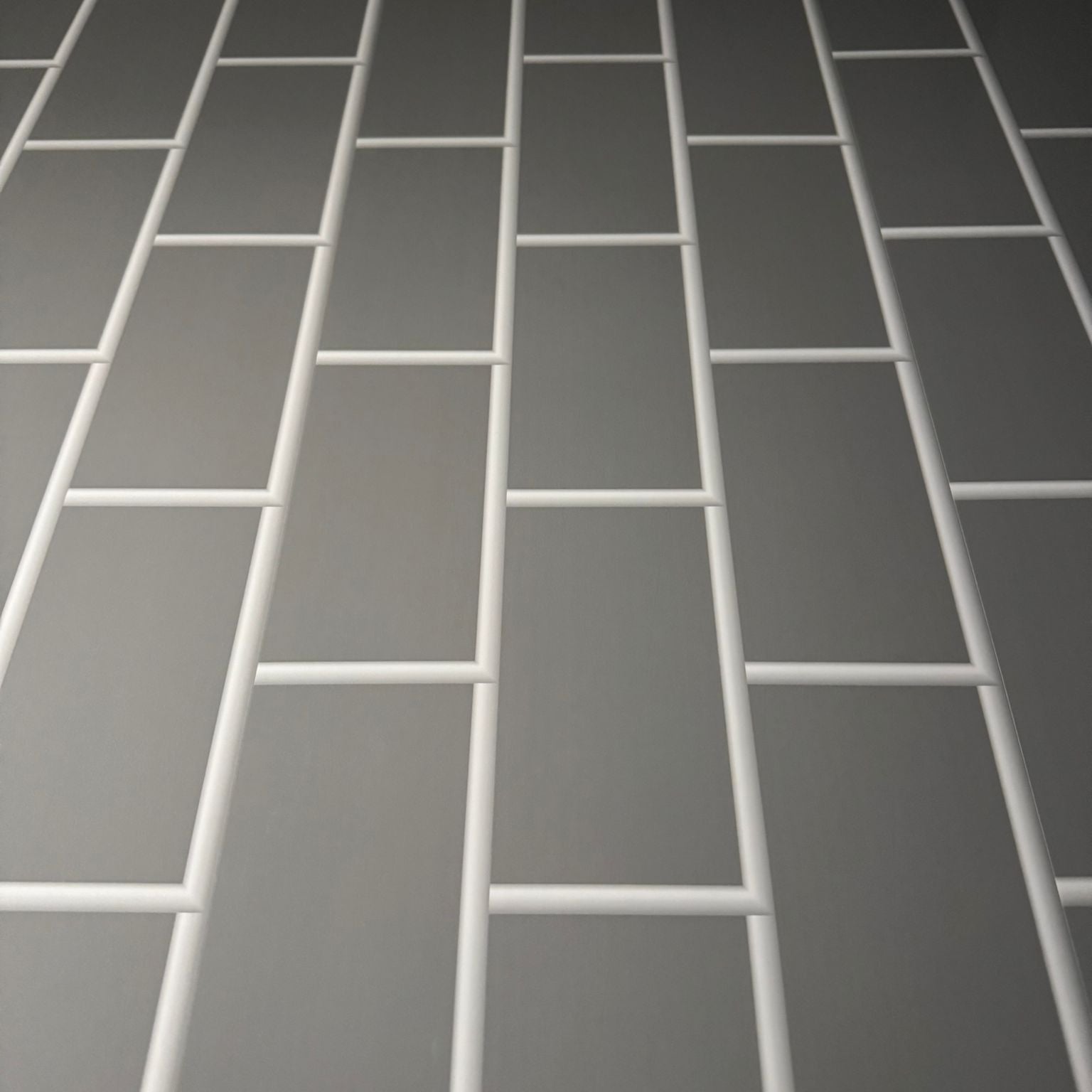 Sample of GREY BRICK SMALL TILE FORMAT 5mm BATHROOM WALL PANELS PANELS