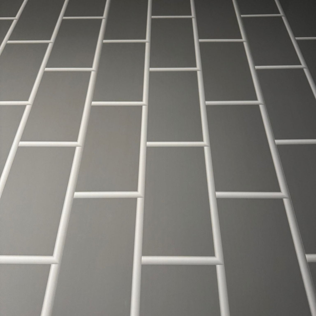 GREY BRICK SMALL TILE FORMAT 5mm BATHROOM WALL PANELS PANELS
