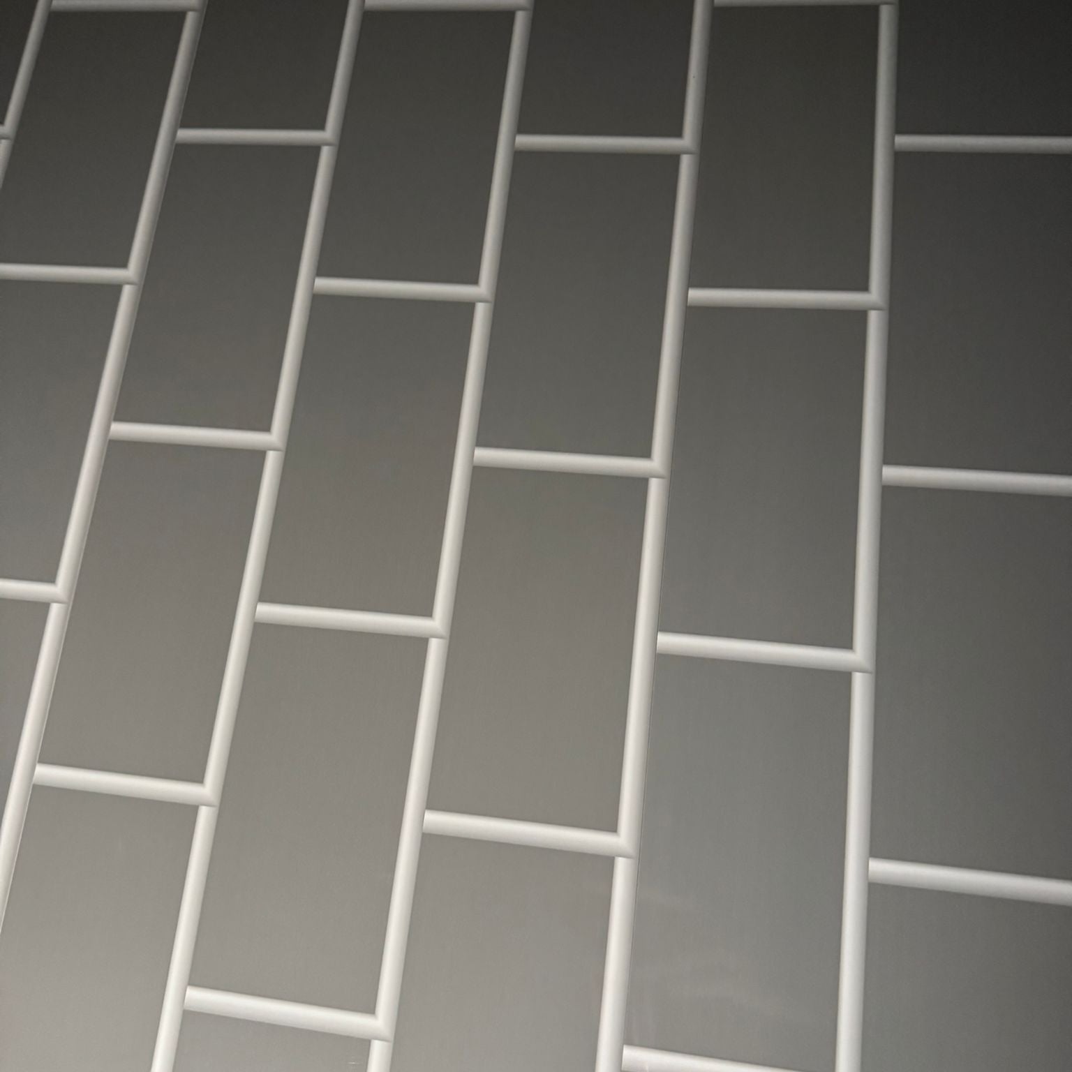 GREY BRICK SMALL TILE FORMAT 5mm BATHROOM WALL PANELS PANELS