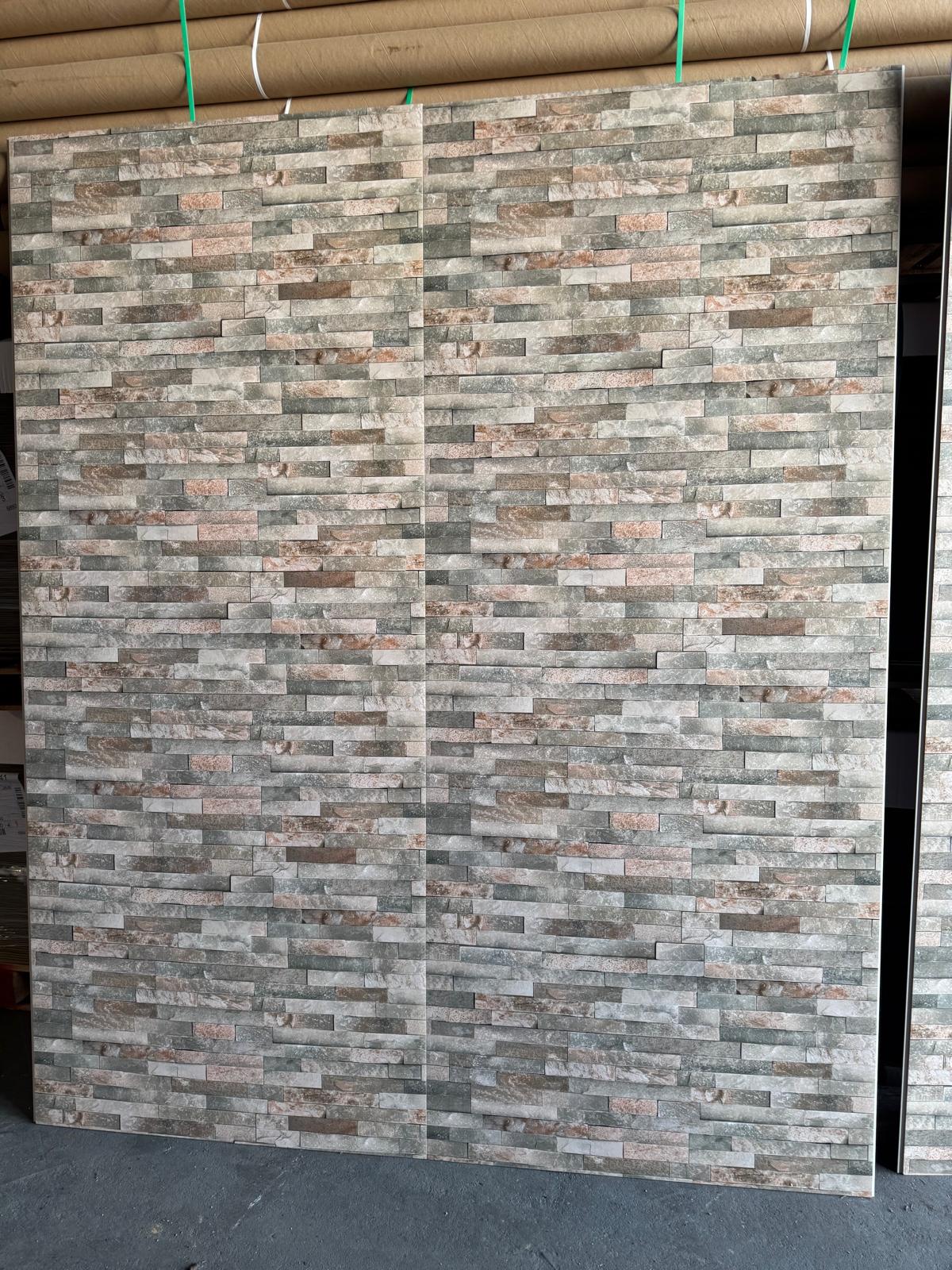 Red Brick 10mm Bathroom Cladding PVC Shower Panels