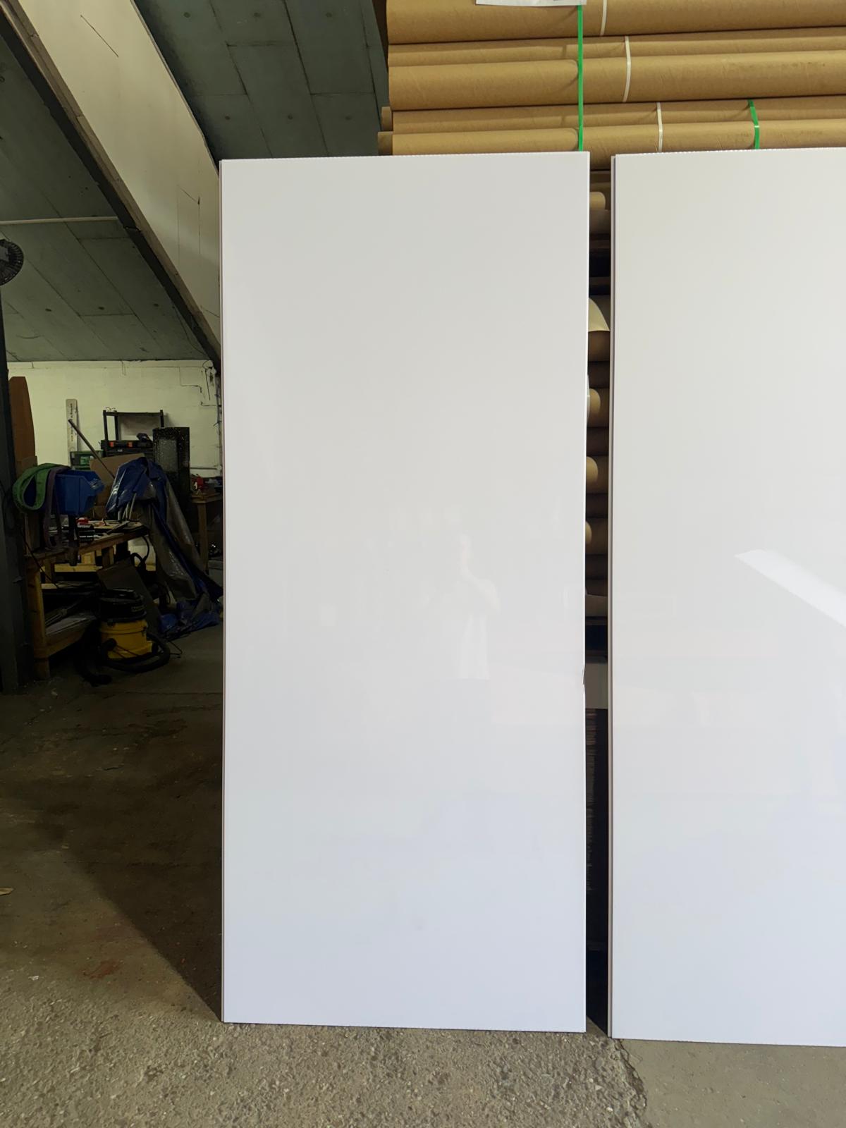 Gloss White 10mm PVC Panels Minor Damage