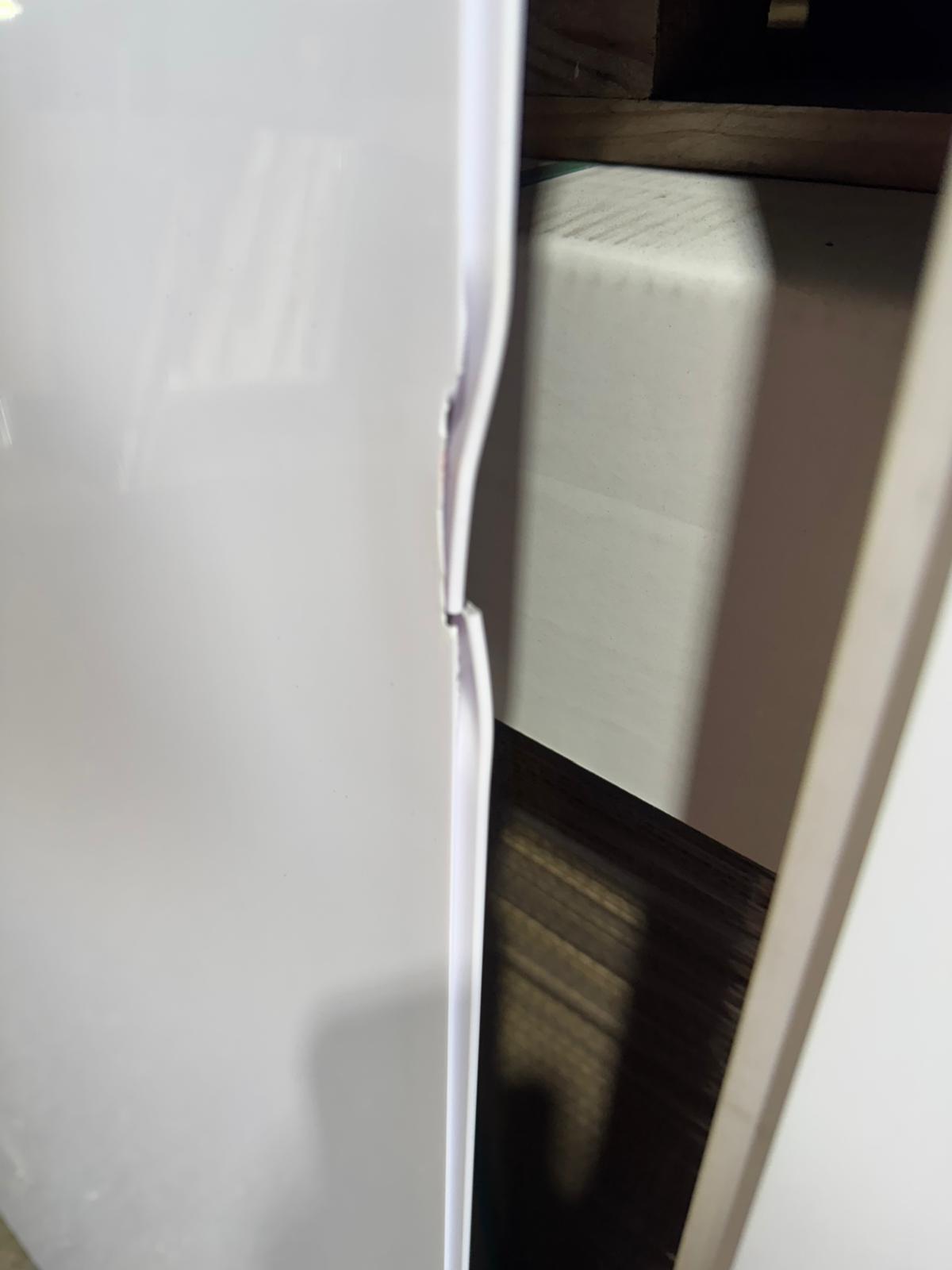 Gloss White 10mm PVC Panels Minor Damage