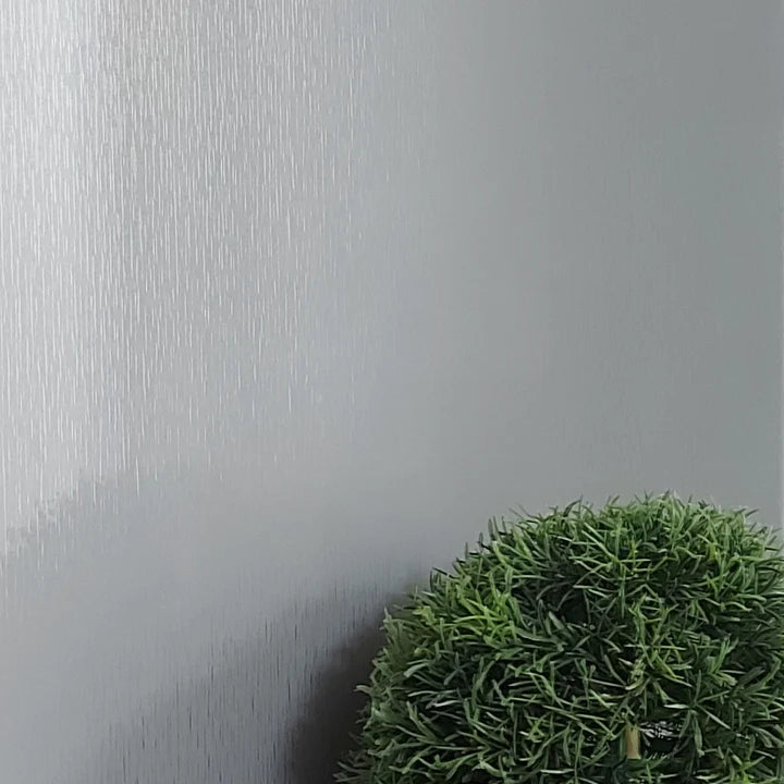 Sample of Silver Grey Silk 10mm Bathroom Cladding Shower Wall Panels
