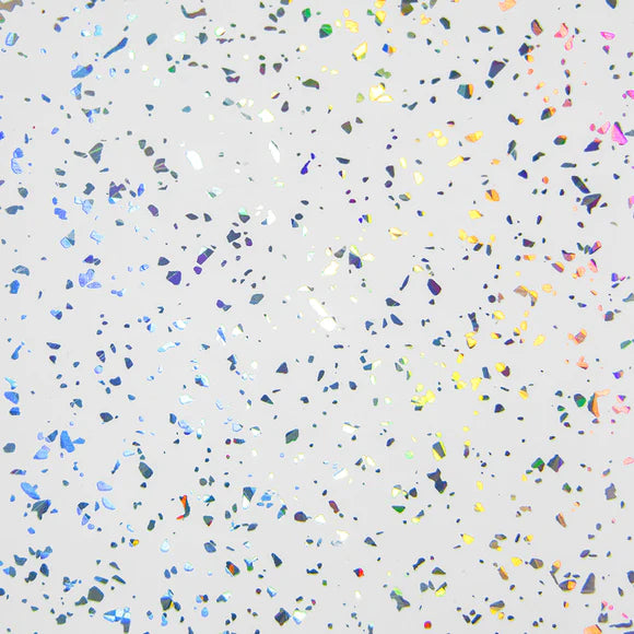 10 x White Sparkle PVC Panel