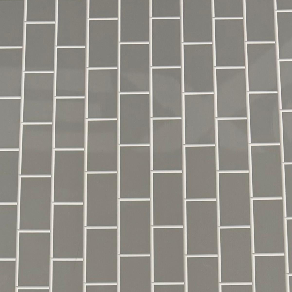 Grey Brick Small Tile 5mm PVC Panel