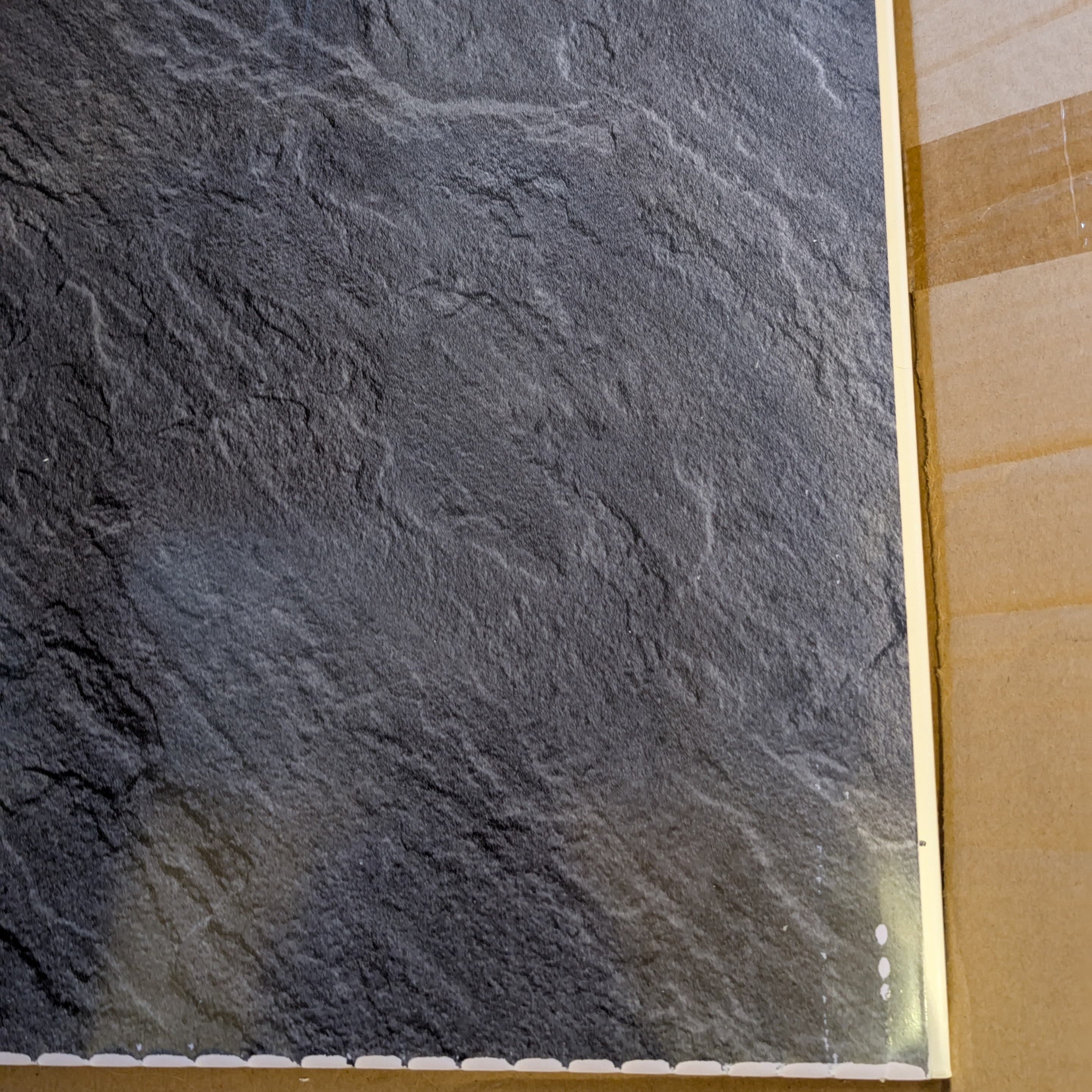 Hewn Slate Tile Groove 8mm PVC Panel CLEARANCE