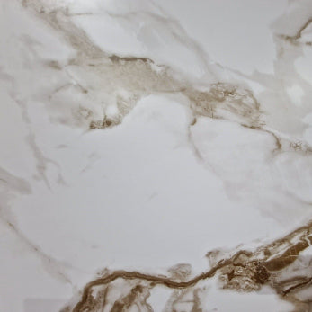 Gold Vein White Marble 5mm PVC Panel
