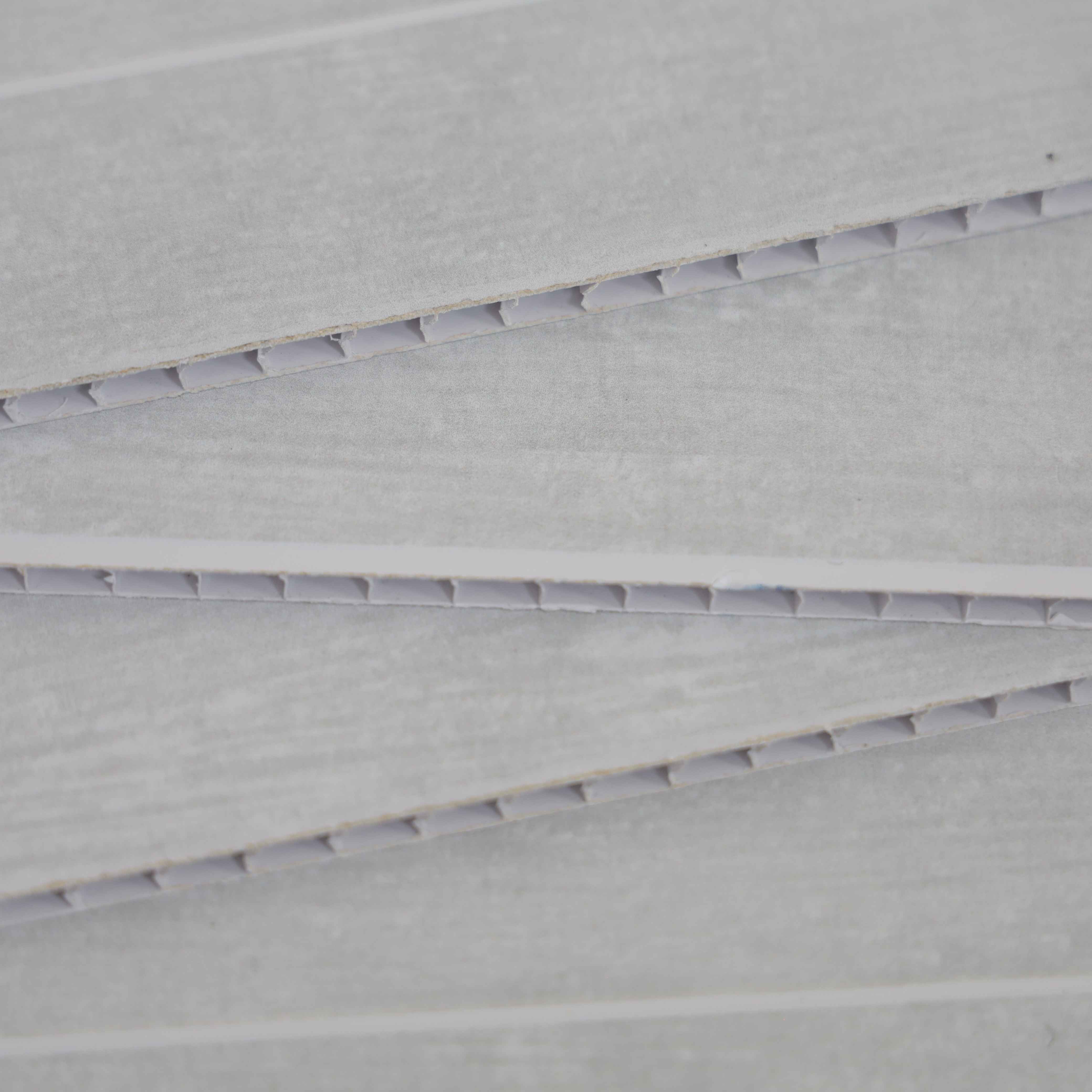Sample of Arian Grey Stone Tile Effect 8mm Bathroom Wall Panels PVC Cladding