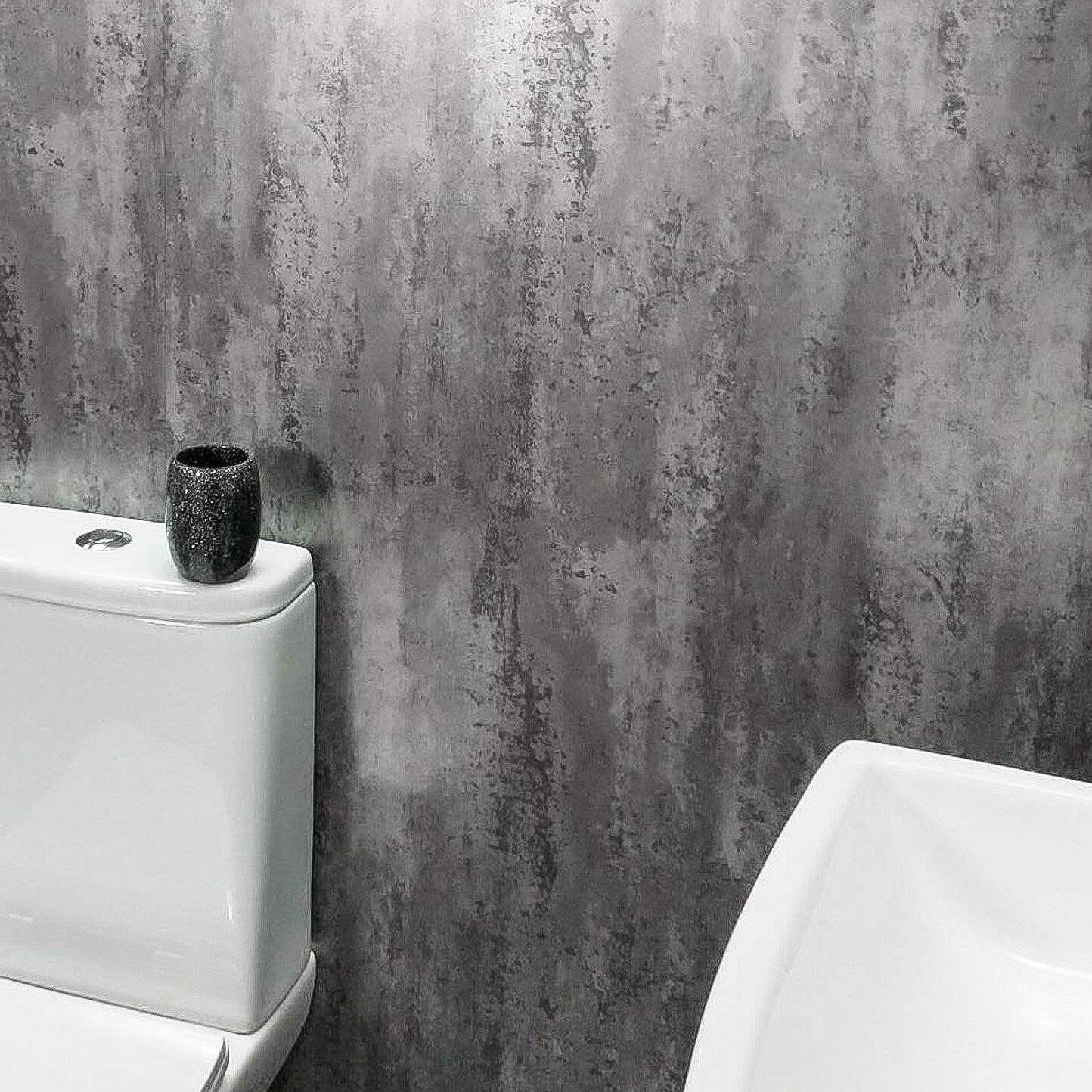 Anthracite Mist 10mm Bathroom Cladding PVC Shower Panels