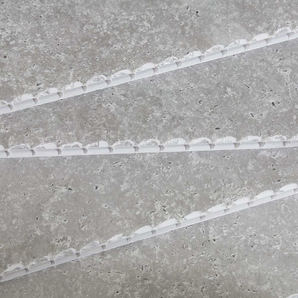 Sample of Concrete Grey 8mm Bathroom Wall Panels PVC Cladding