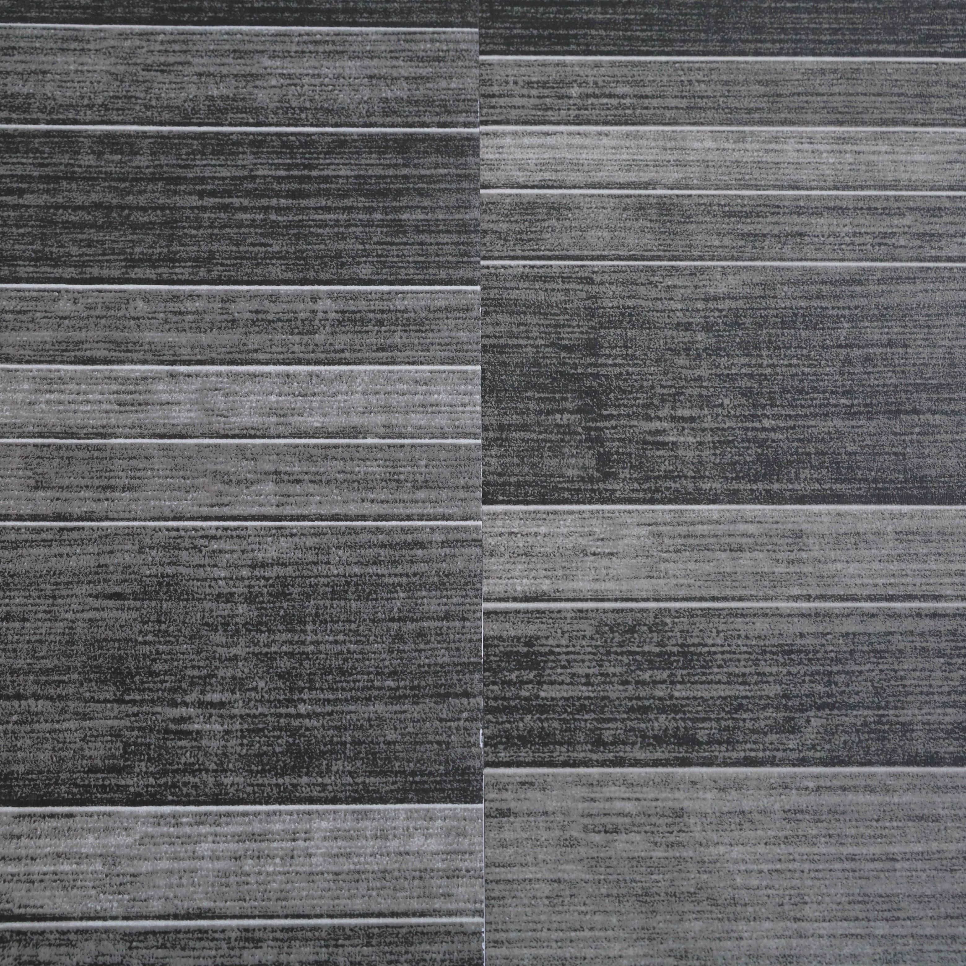 Sample of Dark Grey Small Tile 8mm Bathroom Wall Panels PVC Cladding