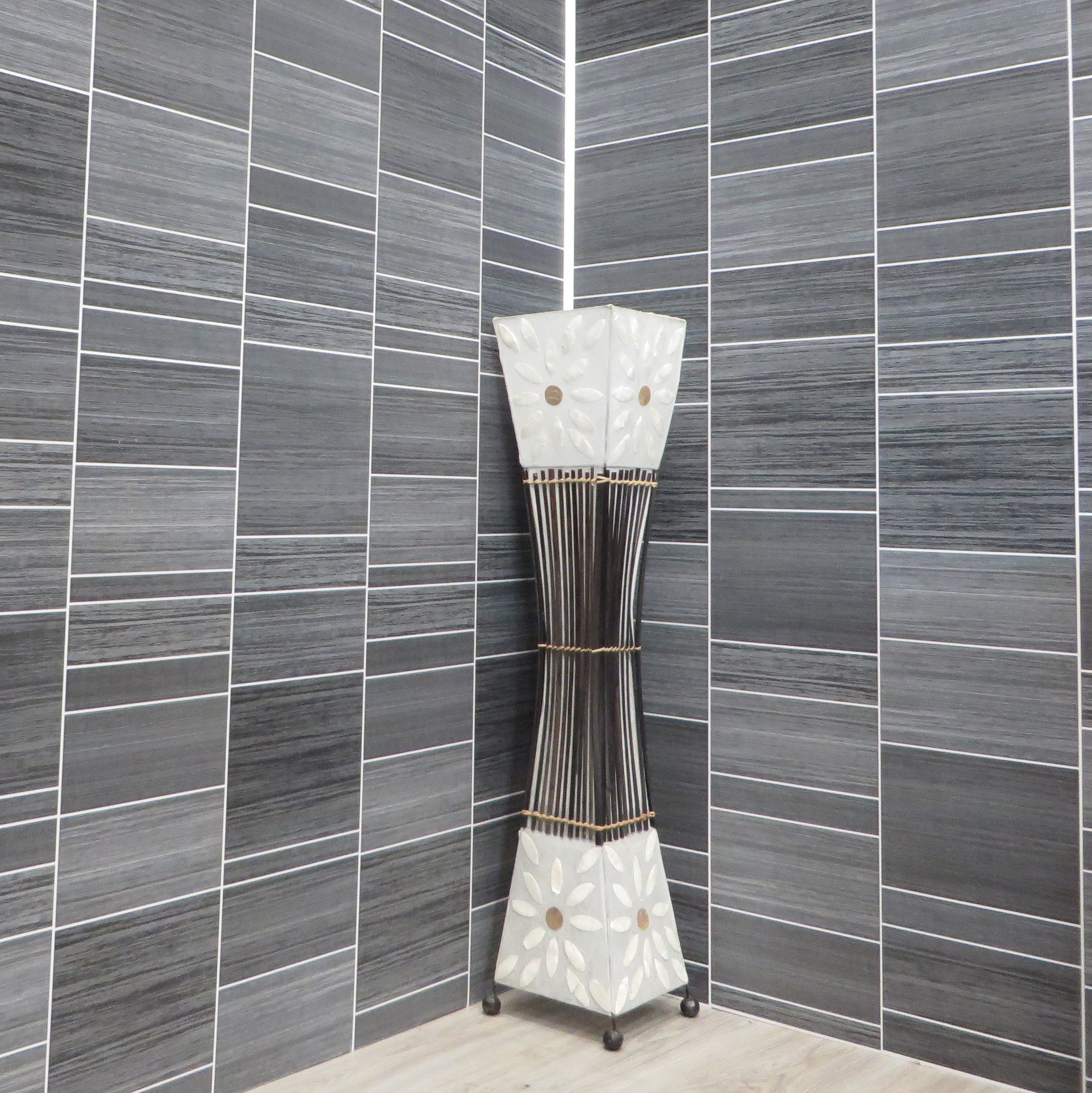 Executive Grey 8mm Bathroom Wall Panels PVC Cladding