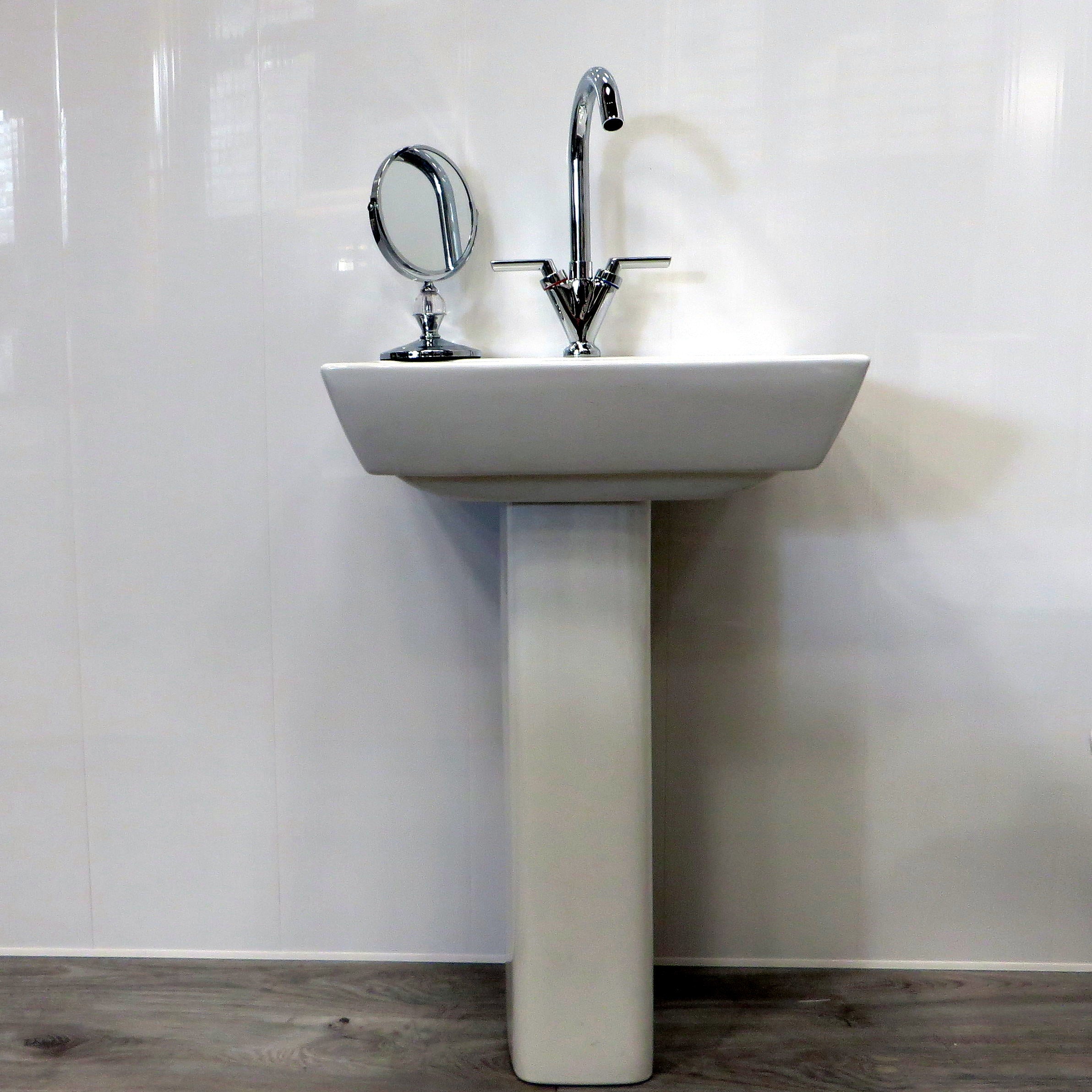 Gloss White 8mm Bathroom Cladding Ceiling Panels - 0