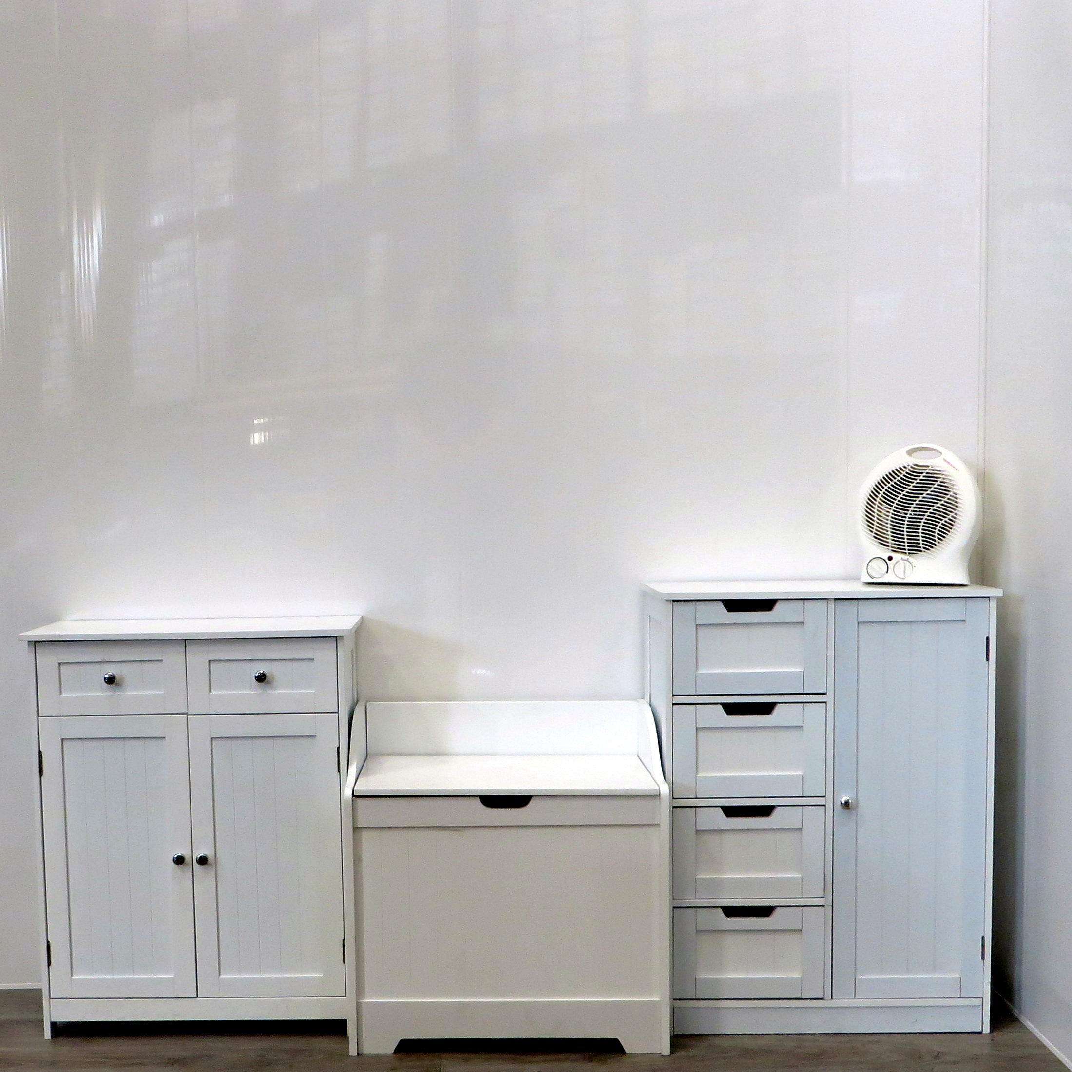 Sample of Gloss White 8mm Bathroom Cladding Ceiling Panels