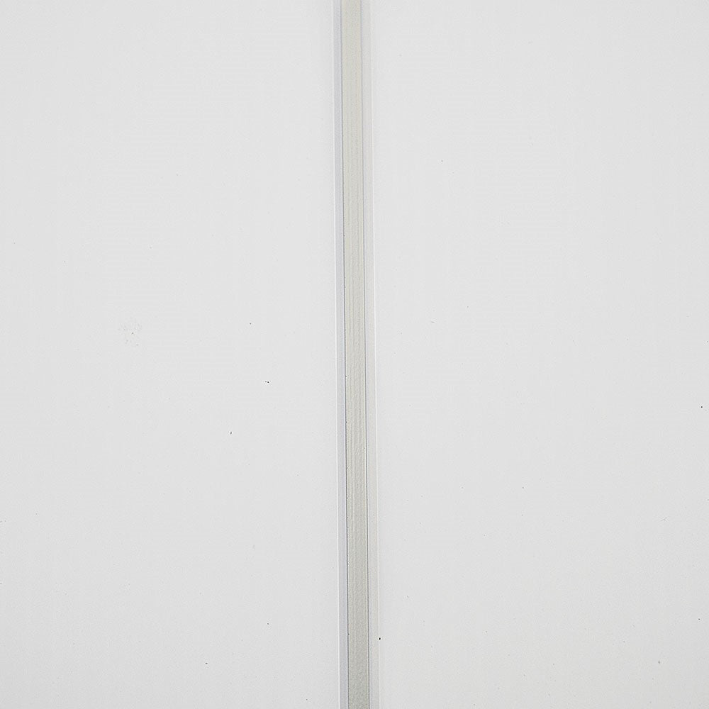 Gloss White & Chrome 5mm Bathroom Cladding Ceiling Panels