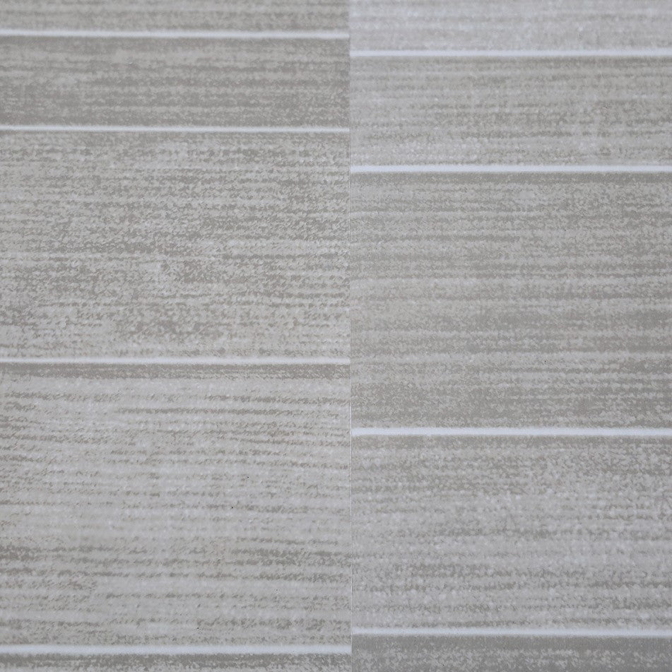 Sample of Light Grey Small Tile 5mm Bathroom Wall Panels PVC Cladding