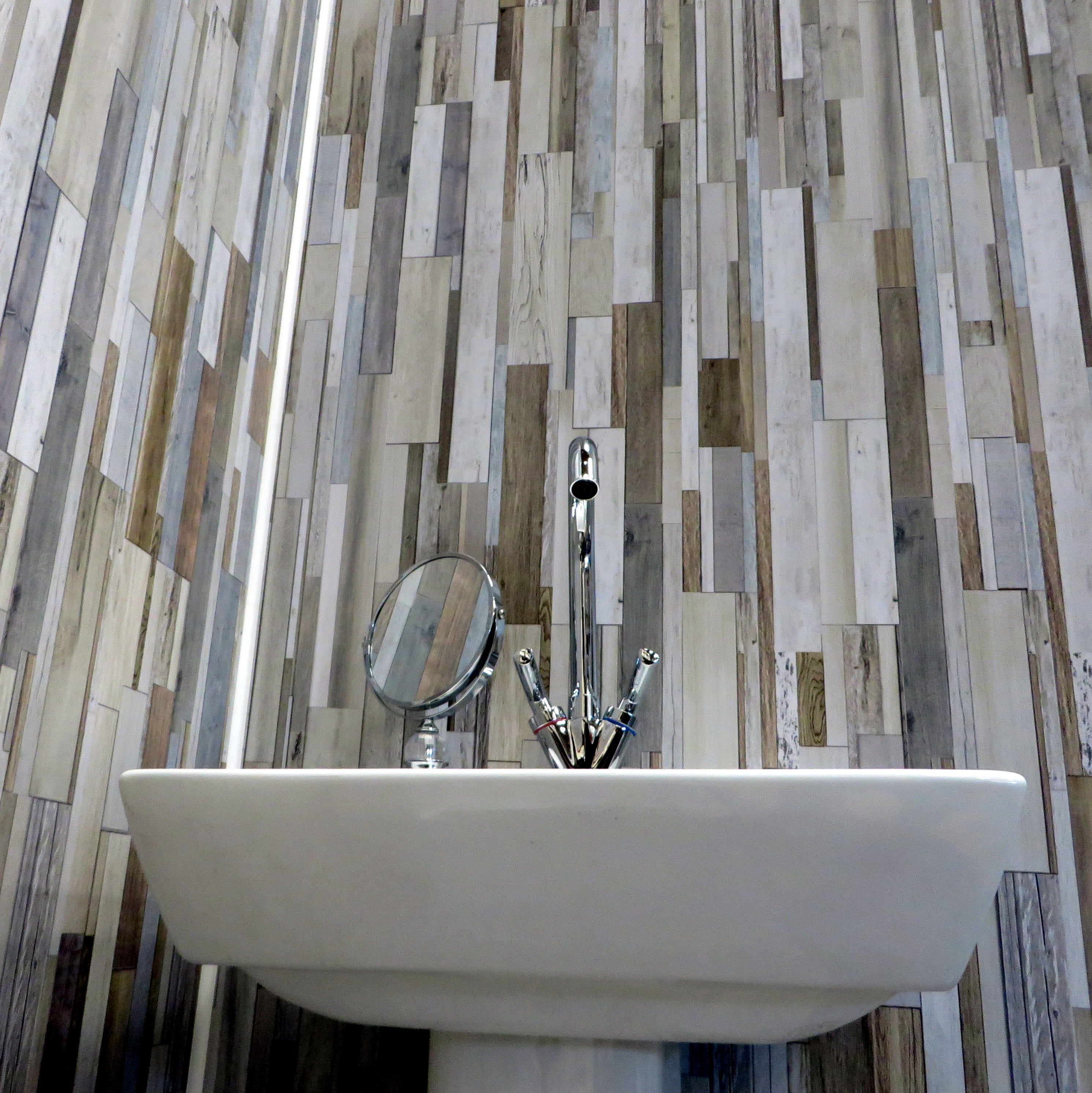 Sample of Marino Wood 8mm Bathroom Cladding Wet Wall Panels