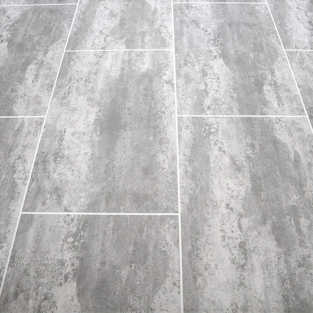 Sample of Silver Mist Tile Groove 8mm Bathroom Cladding Wet Wall Panels