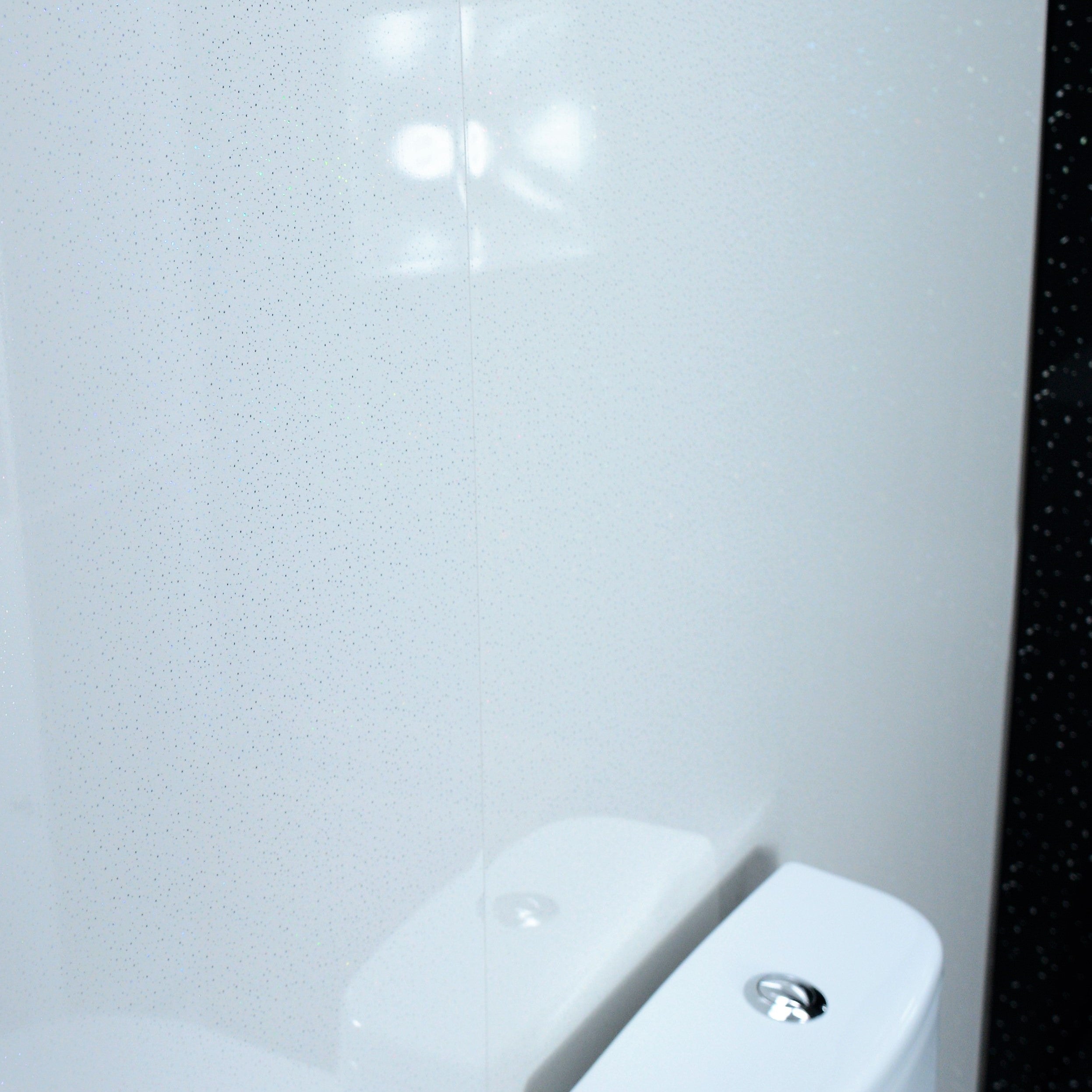 White Dew 10mm Bathroom Cladding PVC Shower Panels